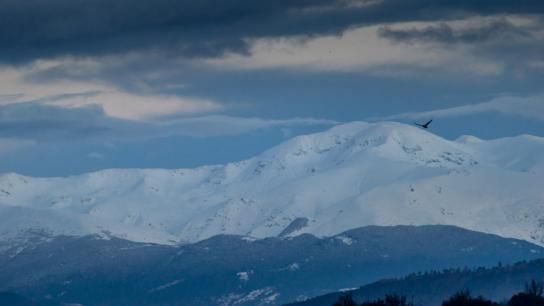 Disfrutando de la nieve de la DANA