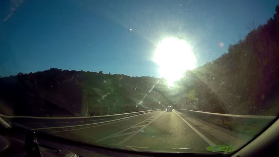 Cazan a un conductor temerario de carril en carril en la Carretera de la Arrabassada