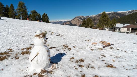 El último muñeco de nieve del invierno