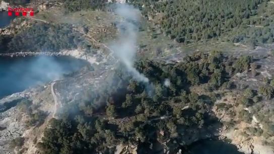 Una quema de vegetación mal apagada es la princial hipótesis del fuego del Cap de Creus