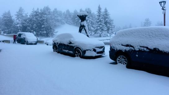 Vuelve el invierno a la Collada de Toses