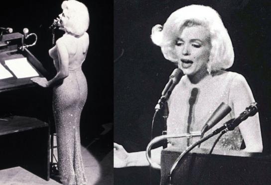 Marilyn Monroe canta para JFK su 'Happy Birthday' más sensual