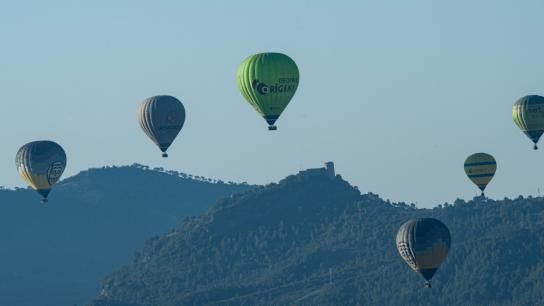 La Tossa de Montbui se llena de globos