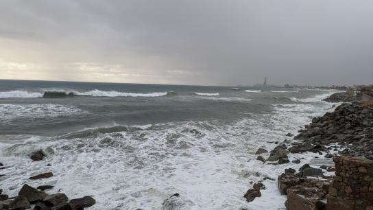 Mira el temporal de mar en el Maresme