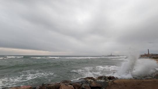 Olas de más de 3 metros en el Mediterráneo