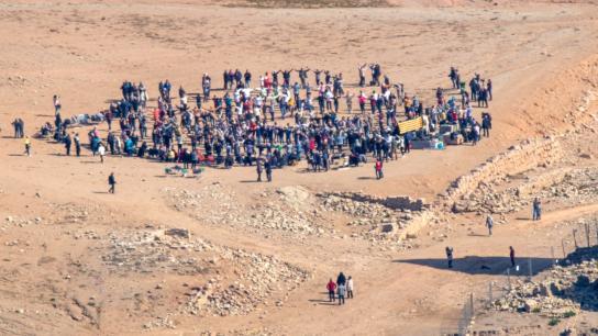 Turismo de sequía y protestas en Sau y Susqueda