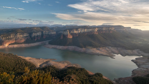 El pantano de Sau ya está a menos del 10%