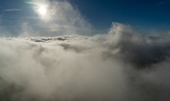 Mares de niebla hacia Montserrat
