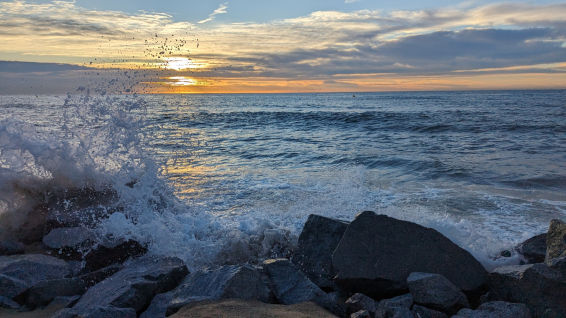 Las playas ya pierden arena a la espera de Aline
