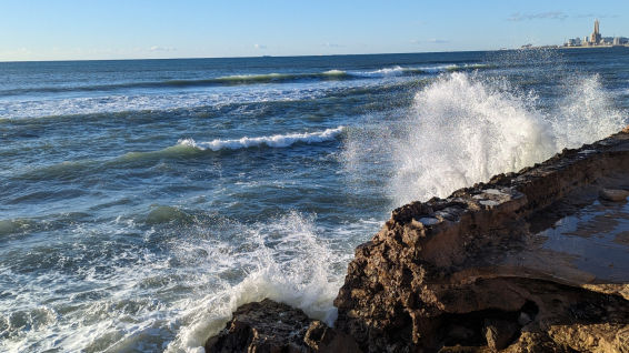 Revoltosa alianza entre el viento y el mar