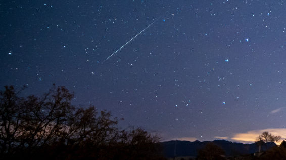 Gran noche de Venus con la lluvia de Gemínidas