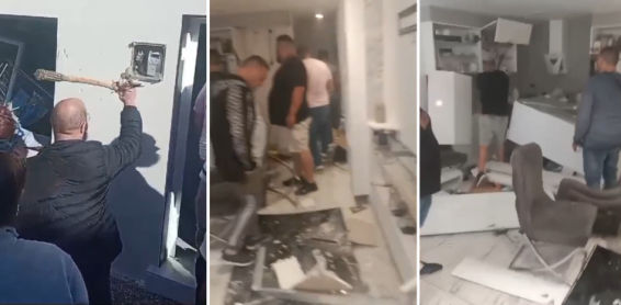 La familia de los dos asesinados en Girona destroza la casa de los huidos