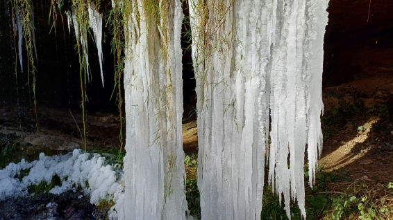 Las lágrimas de hielo de la riera de Clarà