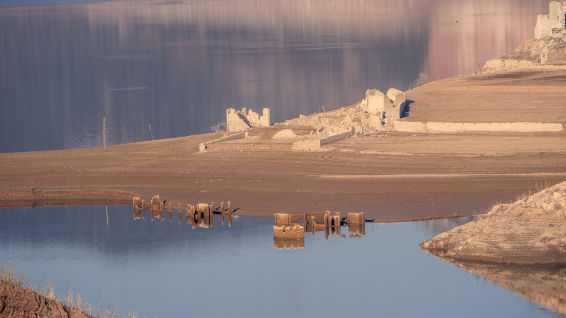 La gran ruina del pantano de Sau
