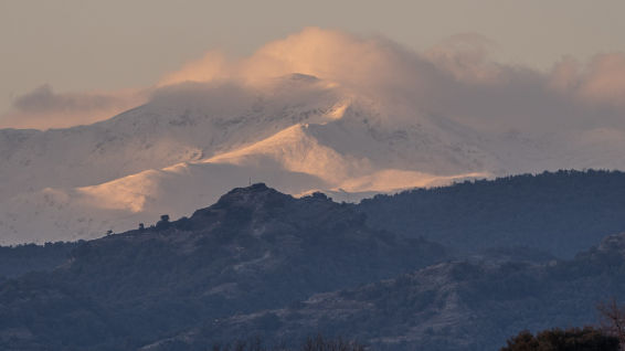 La cascada de niebla del Puigmal