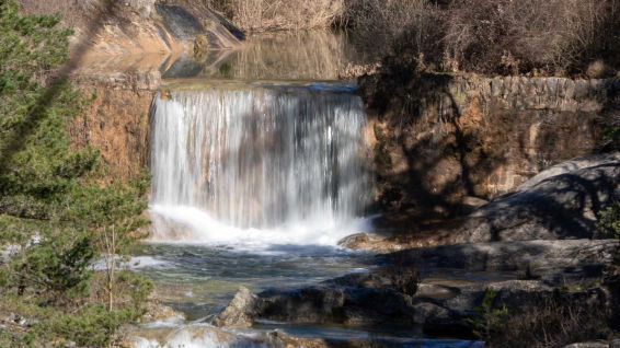 El circuito de cascadas de la Riera de Merlès