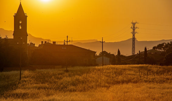 La salida del sol más tórrido