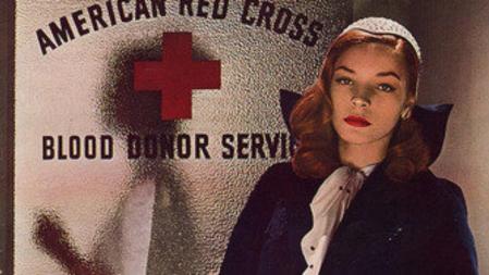 Portada de 1943 de la revista Harper's Bazaar protagonizada por la actriz Lauren Bacall