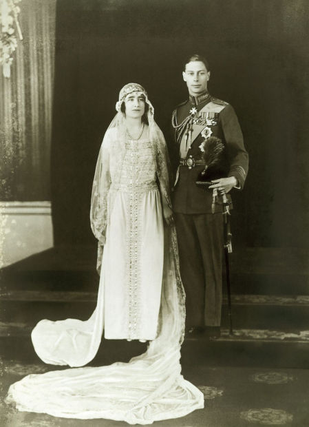 Boda del futuro rey Jorge VI con Isabel Bowes-Lyon, el 26 de abril de 1923.