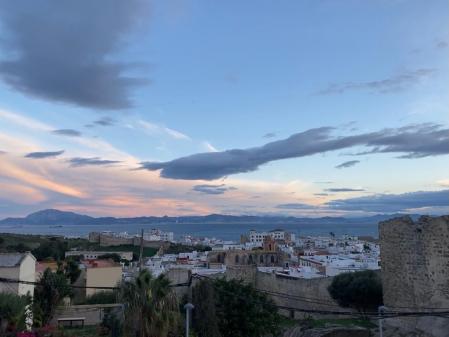 Muestrario de nubes sobre el Estrecho de Gibraltar.