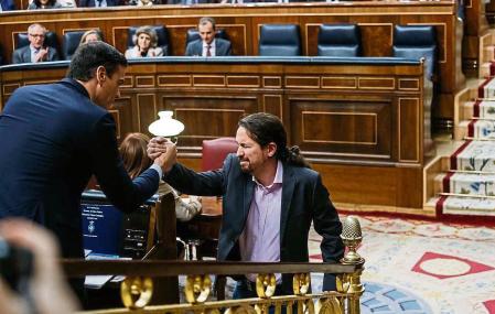Pedro sanchez Pablo Iglesias