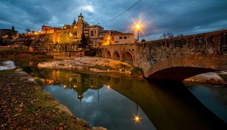 Amanecer en Gironella.