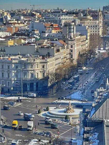 Madrid, días después de 'Filomena'.