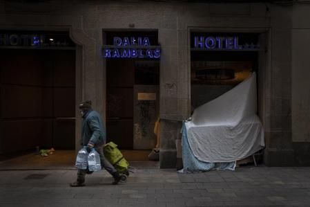 Sin techo en Barcelona