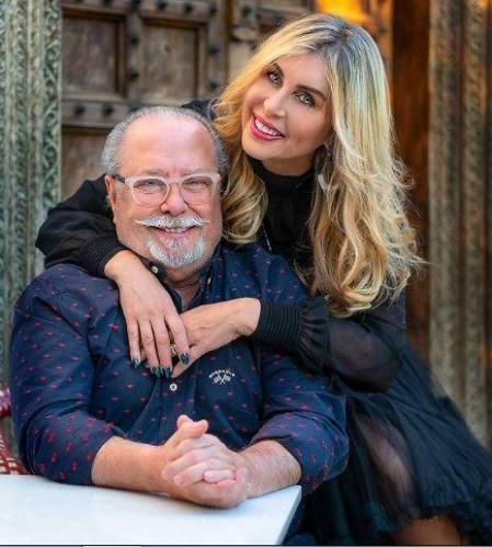 Arévalo en una foto en su Instagram con Malena Gracia