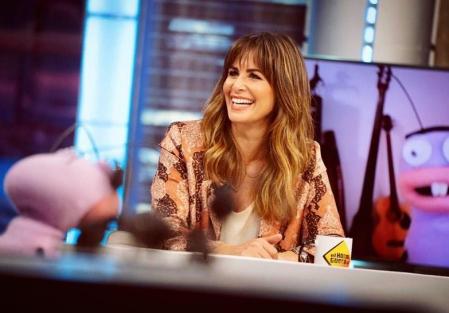 Nuria Roca ayer en 'El Hormiguero' con su nuevo look