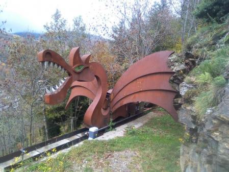 Vistas del dragón de Vilallonga de Ter.