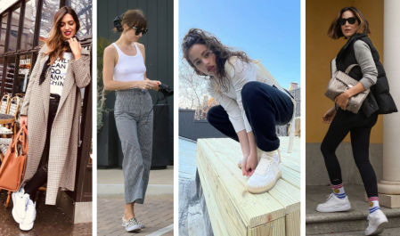 Vans, Converse, Nike o Puma, las zapatillas que llevan las famosas.