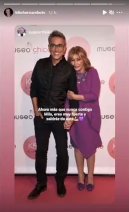 Kiko Hernández envía un mensaje de apoyo a Mila Ximénez