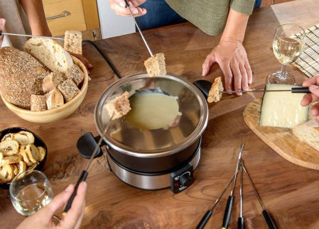 Fondue de queso en el modelo Taurus FF2.