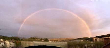 Arco iris en Olot.