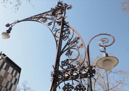 Farolas del Passeig de Gràcia.