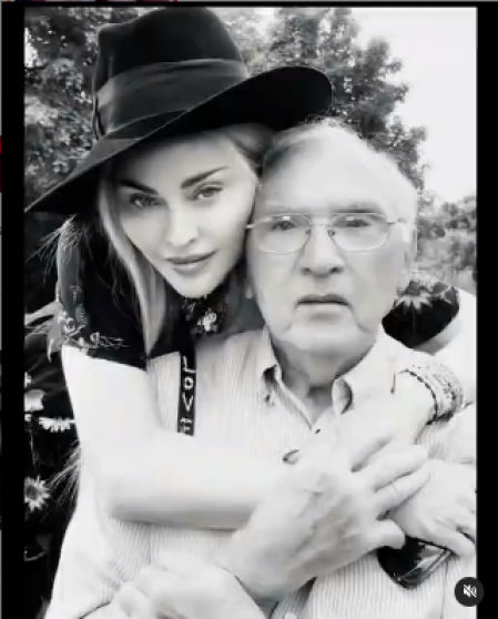 Madonna con su padre