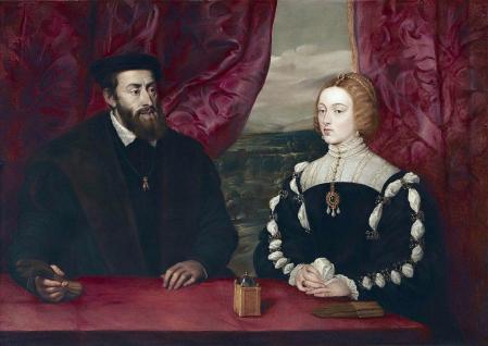 Carlos V e Isabel de Portugal.