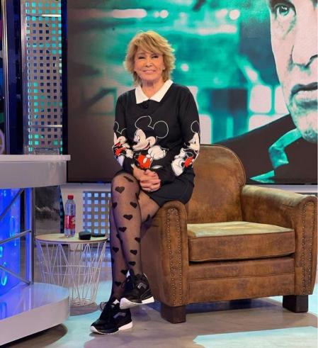 La periodista, en una de sus últimas colaboraciones en 'Sálvame'.