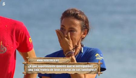 Olga Moreno no pudo evitar ponerse a llorar desconsolada.