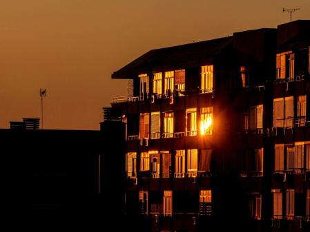 Amanecer en Torremolinos.