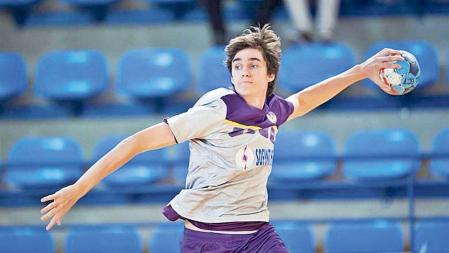 Pablo Urdangarin en un extremo derecho de 1,86 m que ya había entrenado con el Barça