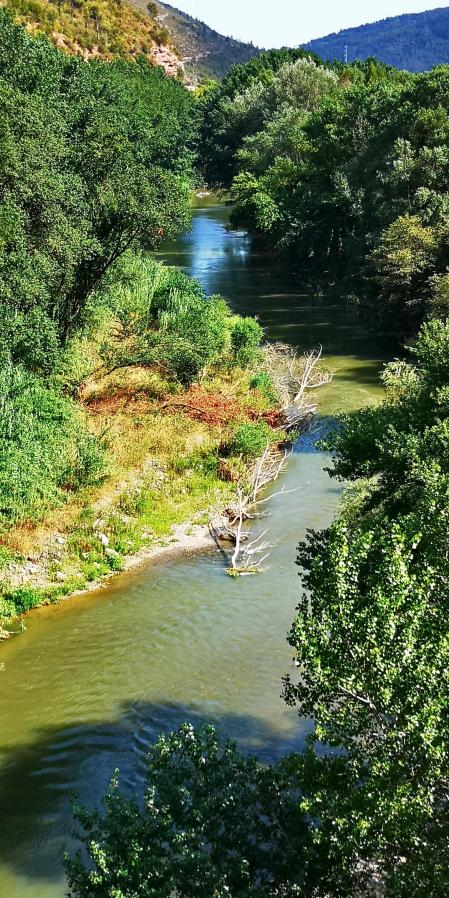 El río Llobregat bajo Monistrol de Montserrat