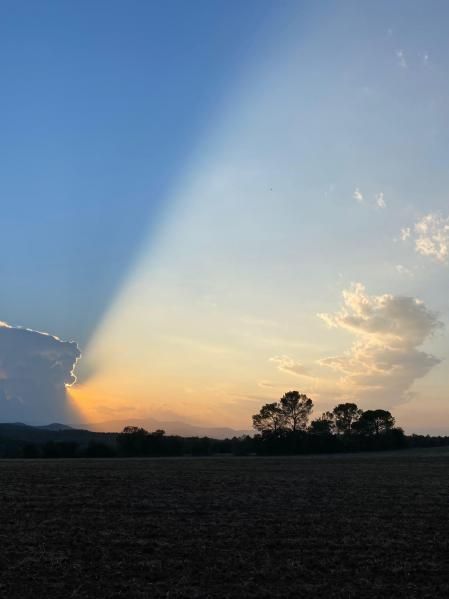 Atardecer en Madremanya.