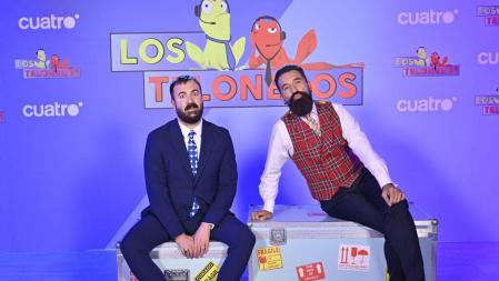 Antonio Castelo y Miguel Lago, en la presentación de 'Los teloneros'