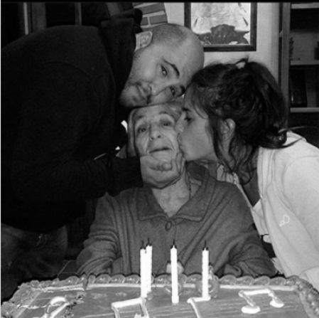 Kiko Rivera y Anabel Pantoja junto a su abuela, doña Ana