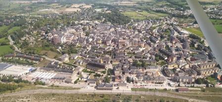 Puigcerdà y La Cerdanya desde el aire.