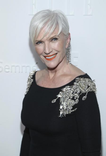 Model Maye Musk attending the ELLE, E! and IMG New York Fashion Week event on Wednesday, Sept. 6, 2017, in New York.