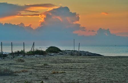 Amanecer en Cubelles.