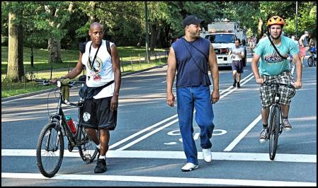 La vida fluye en Nueva York.